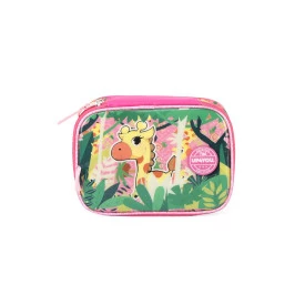 Estojo Escolar Feminino de Girafa 100 Pens Up4You Ref.39944