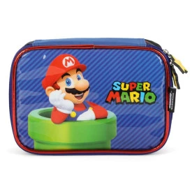 Estojo Escolar Infantil 100 Pens Super Mario by Luxcel Ref 41394