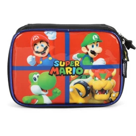 Estojo Escolar Infantil 100 Pens Super Mario by Luxcel Ref 41394