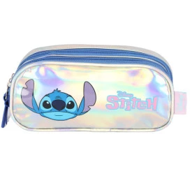 Estojo Escolar Stich 3 Compartimentos Infantil Luxcel Ref 41685