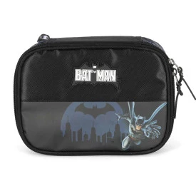 Estojo Escolar Batman  100 Pens Box Infantil Luxcel  Ref 42314