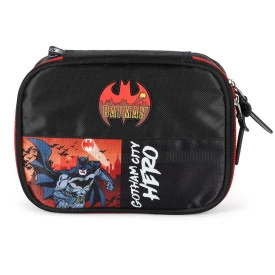 Estojo Escolar Batman  100 Pens Box Infantil Luxcel  Ref 42314
