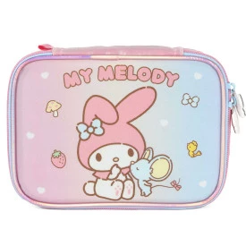 Estojo Escolar Hello Kity 100 Pens Box Infantil Luxcel Ref 42444