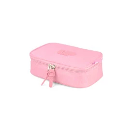 Estojo Escolar Feminino Liso Rosa Up4You 100 Pens Ref.46507