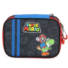 Estojo Escolar Infantil 100 Pens Super Mario by Luxcel Ref 47576