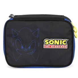 Estojo Escolar Sonic 100 Pens Box Infantil Luxcel  Ref 49854