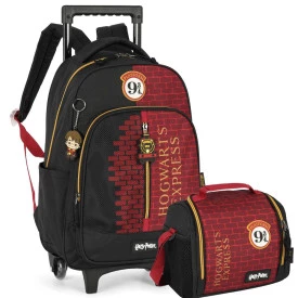 Kit Mochila Rodinha e Lancheira Harry Potter Ref 42282