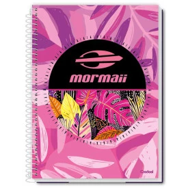 Caderno Universitário Espiral 1 Matéria 80 FLS  Mormaii Fem 274835