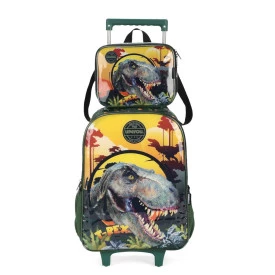 Kit Mochila Rodinha e Lancheira Dinossauro Up4You Ref.39342