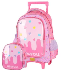 Kit Mochila Rodinha e Lancheira by Up4You ef 41072