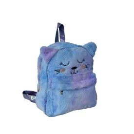 Mochila Feminina Gatinho Com Orelha Santino lilas LJM24U23