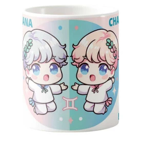 Caneca Estampada 325ml Signos do Zodíaco em Estilo Anime