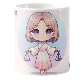 Caneca Estampada 325ml Signos do Zodíaco em Estilo Anime