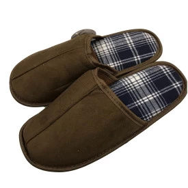 Chinelo masculino liso antiderrapante ref  783 tam 39 a 40  marrom escuro