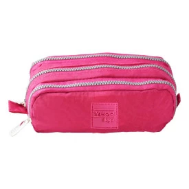 Estojo Infantil Nylon 3 Compartimentos Yepp Ref 13054