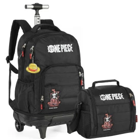 Kit Mochila Rodinha e Lancheira One Piece Luxcel Ref 49804