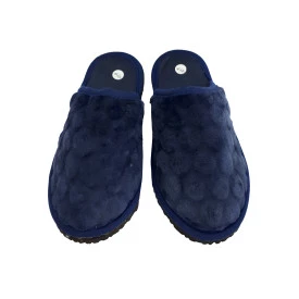 Chinelo de Quarto Azul com Pelinhos 37-38 Unissex Antiderrapante GZT