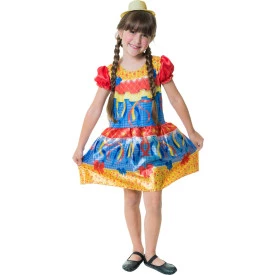 Vestido Feminino de Festa Junina Modelo Mariazinha Tam.P by Toymaster